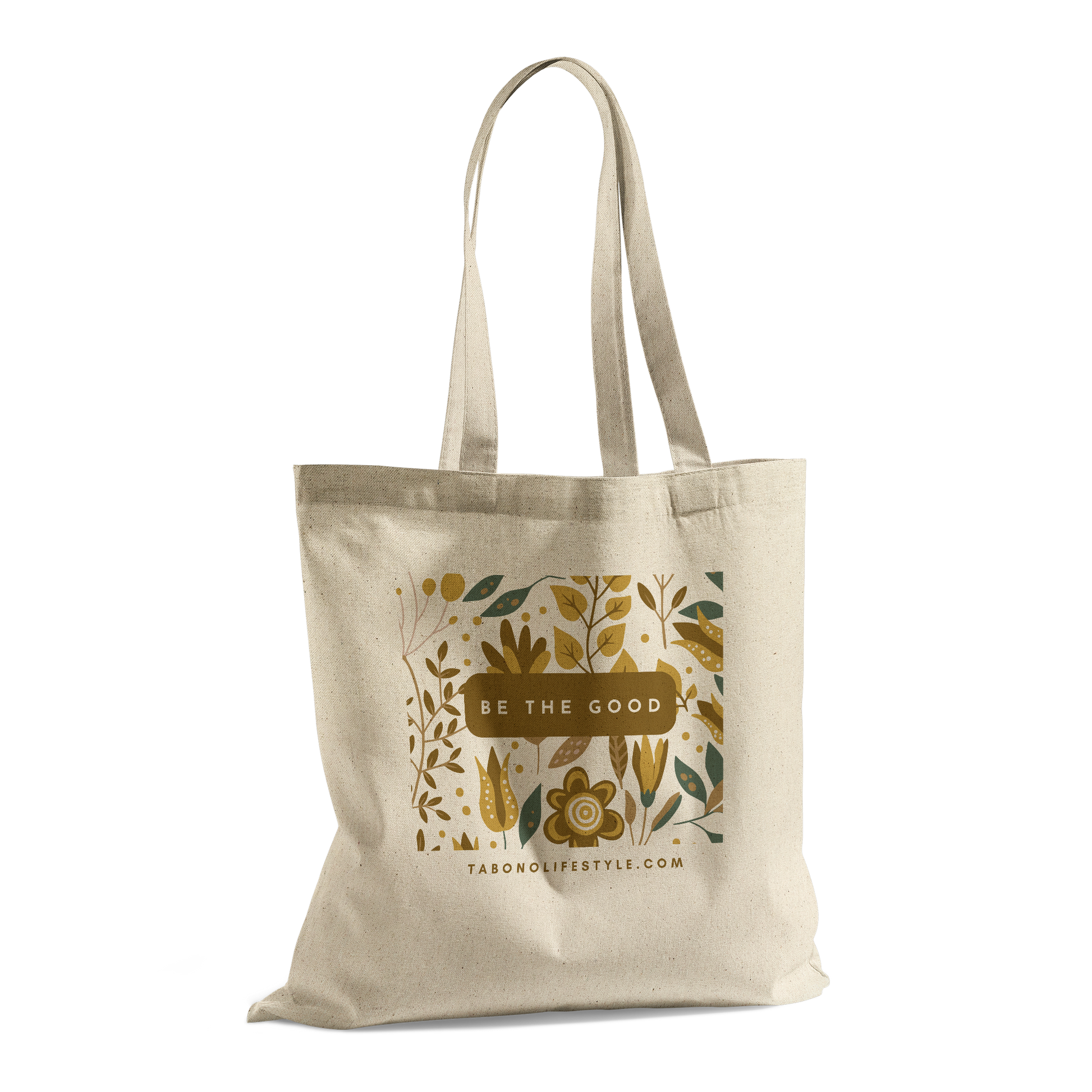 Canvas_Tote_-_Be_The_Good_-_Toast_CottonTote_S_StandingTransparent_Mockup.png