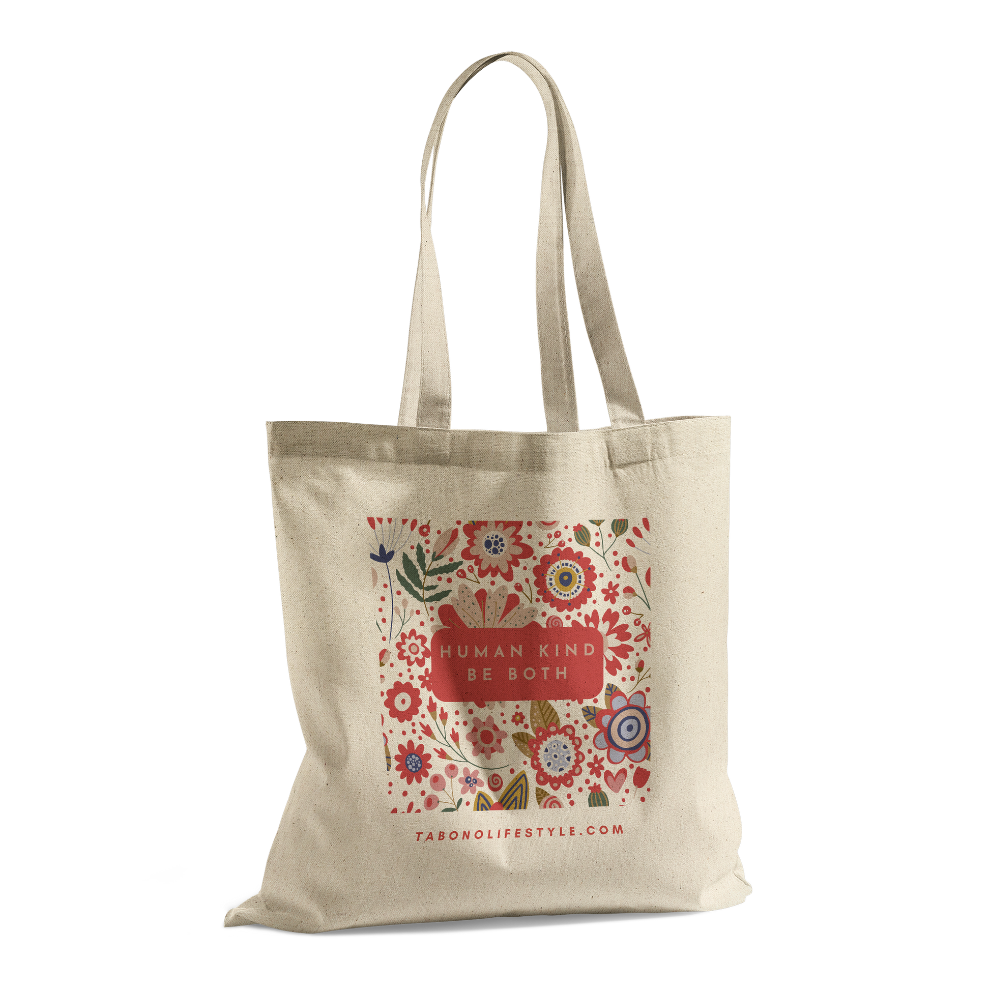 Canvas_Tote_-_Human_Kind_Be_Both_CottonTote_S_StandingTransparent_Mockup.png