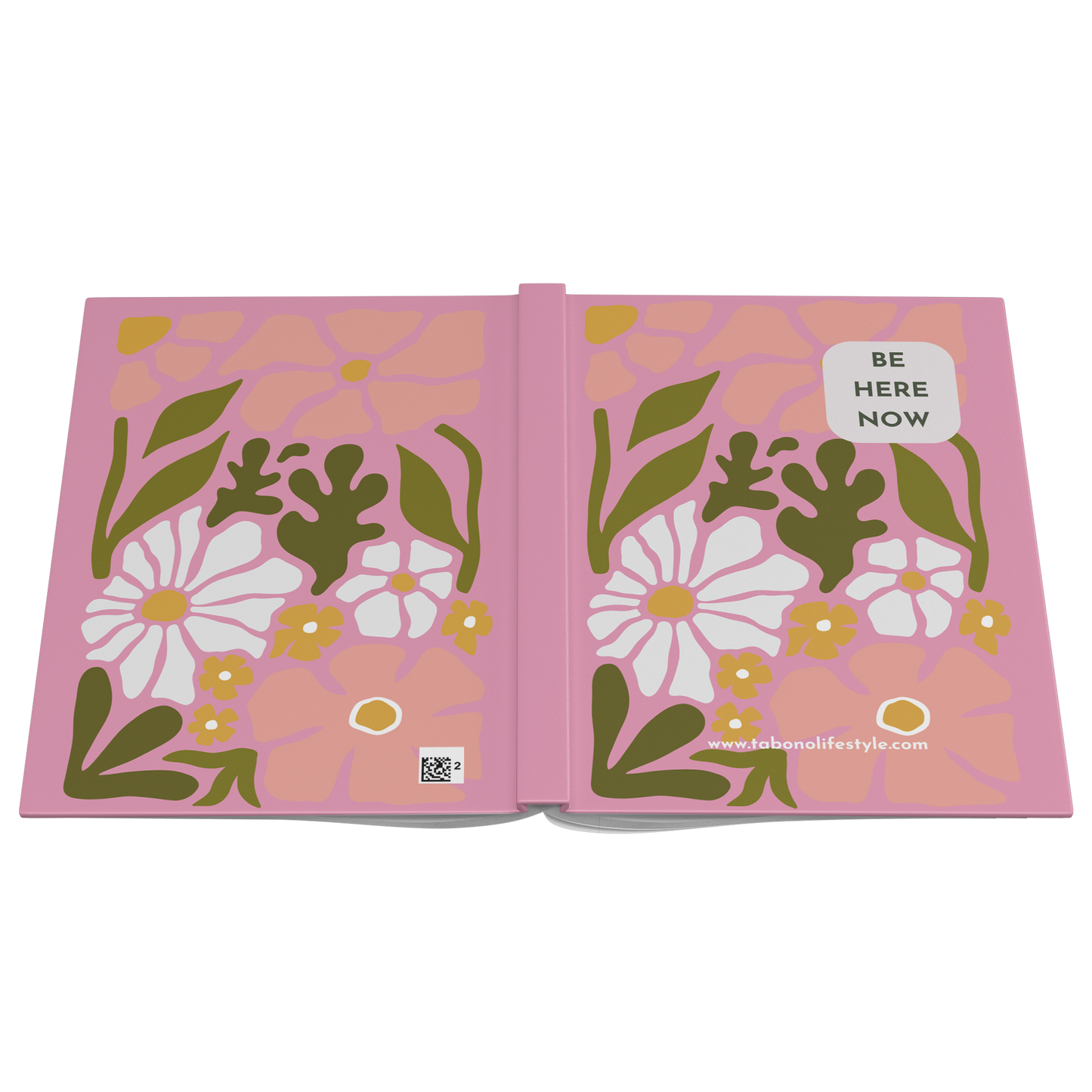 Hardcover_Journal_-_Be_Here_Now_Open_Cover_Flat_Mockup.png