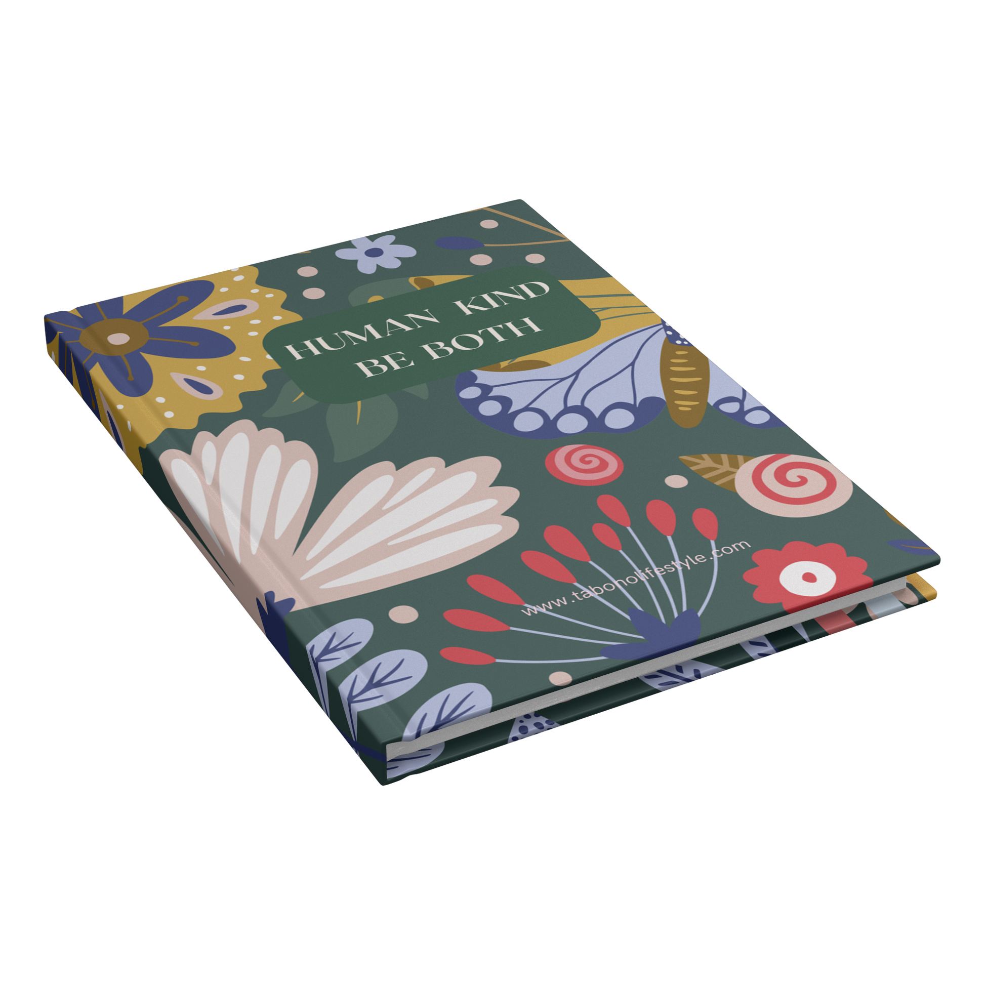 Hardcover_Journal_-_Human_Kind_-_Forrest_Closed_Cover_Angle_Mockup.png