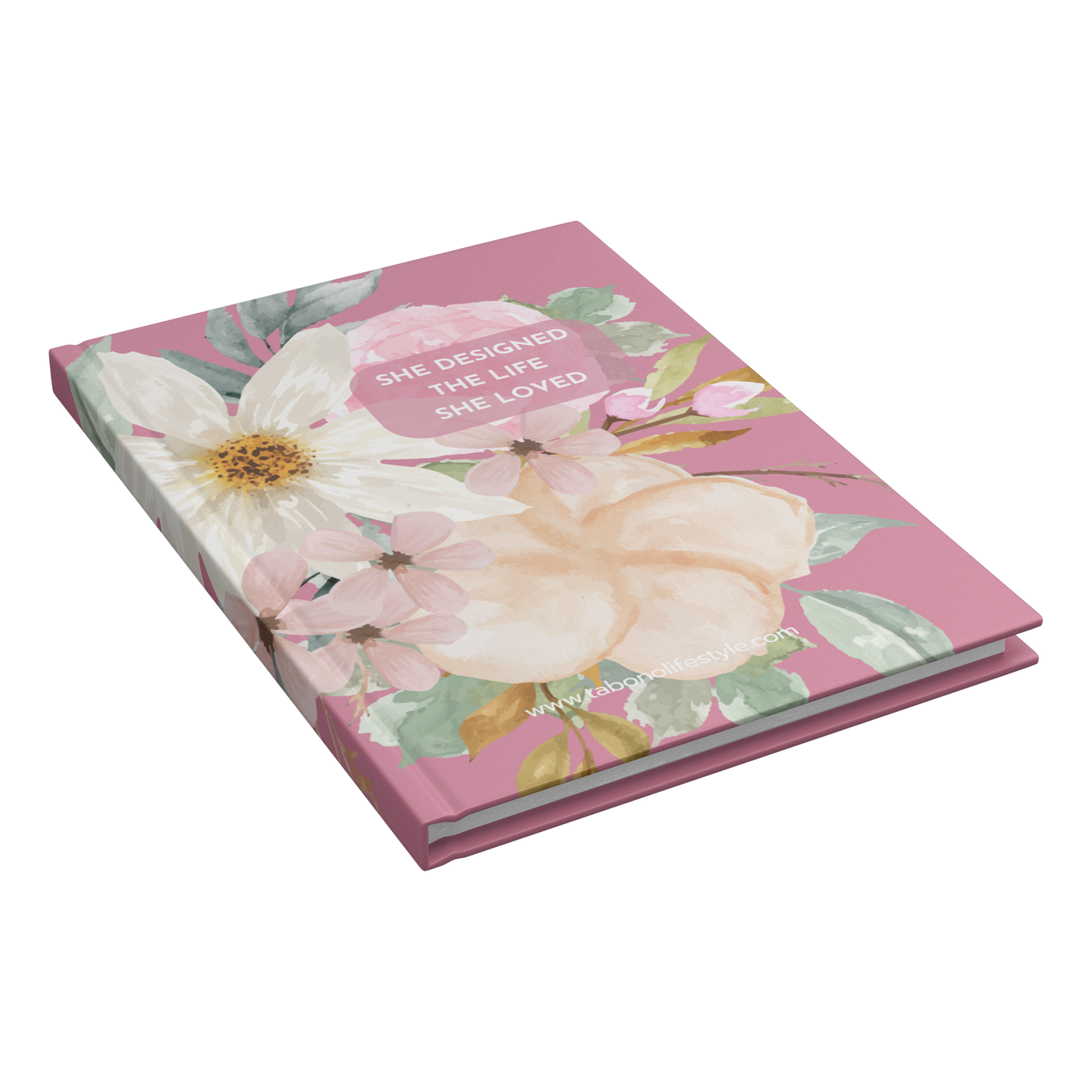Hardcover_Journal_-_She_Designed_the_Lif_Closed_Cover_Angle_Mockup.png