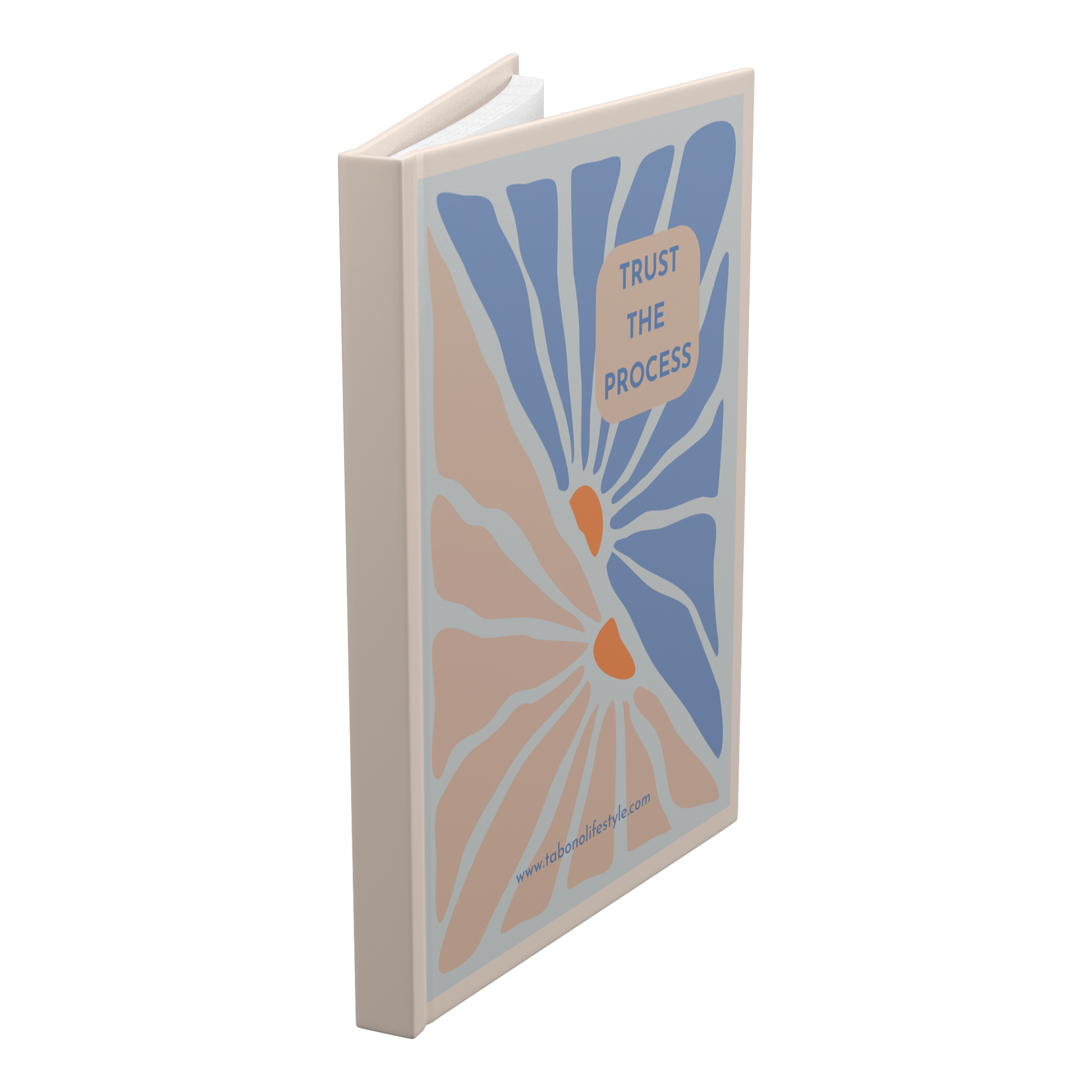 Hardcover_Journal_-_Trust_the_Process_Standing_Angle_Mockup.png